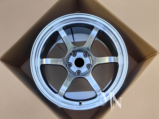 چرخ های Advan R6 برای نیسان GTR R32 R33 R34 R35 18 19 20 اینچ ریم های آلیاژ نسخه سیاه