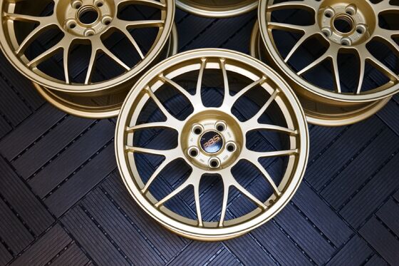 Subaru Impreza 22B نادر BBS RG334 5X100 چرخ های تقلبی دوچرخه WRX STI GC8
