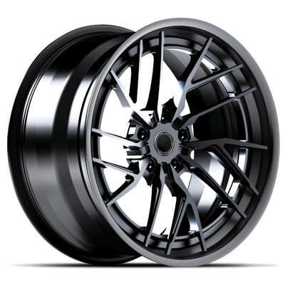 Stepped Edge 3 Piece Forged Wheels 6061-T6 برای فراری لامبورگینی