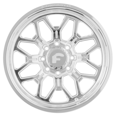 چرخ‌های نقره‌ای روشن Forgiato Flusso-T 6061-T6 Lugs 4-8
