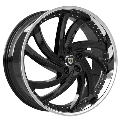 Lexani Turbine 2PC چرخ فورج شده با SS Lip Deep Dish سبک وزن