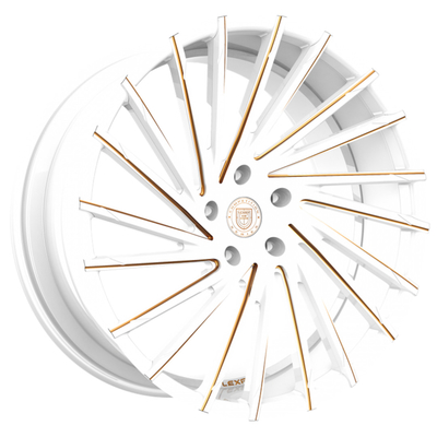 Muti Spokes Lexani Wraith Wheels 22 اینچی با شیارهای ماشینکاری CNC