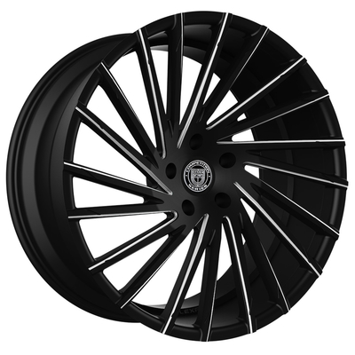 Muti Spokes Lexani Wraith Wheels 22 اینچی با شیارهای ماشینکاری CNC