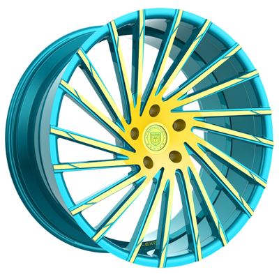 Muti Spokes Lexani Wraith Wheels 22 اینچی با شیارهای ماشینکاری CNC