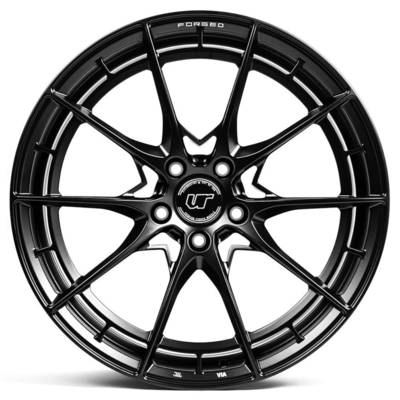 D03-R Gloss Black VR Forged Porsche 991 Turbo Wheels 16-26 inch