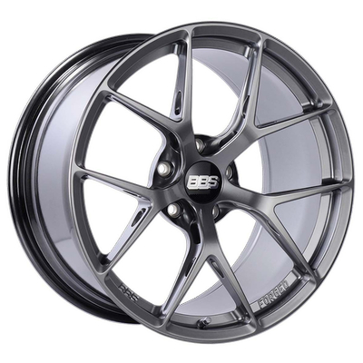 الماس نقره ای BBS Fi-R چرخ آلومینیومی فورج شده 6061-T6 سبک وزن