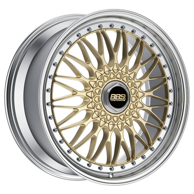 BBS Super Rs 3 Piece Rims Filigree Spokes Cross