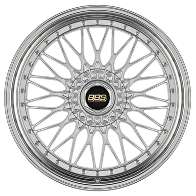 Super Rs نقره ای روشن BBS چرخ های فورج آلومینیومی رینگ 6061-T6