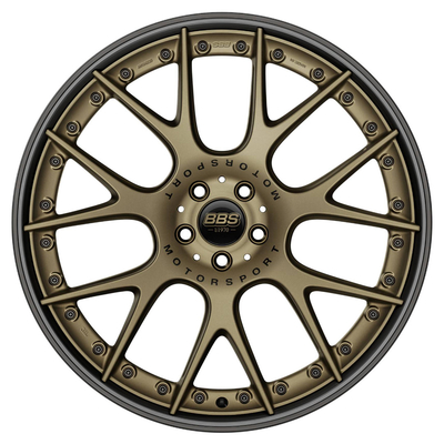 CH-R II 17 18 19 BBS آلیاژی فرفورژه چرخ برنزی ساتن 2 گزینه 3PC