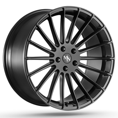 Staggered Spokes Hamann Anniversary Gloss Black Forged Wheels 26 inch