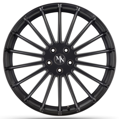 Staggered Spokes Hamann Anniversary Gloss Black Forged Wheels 26 inch
