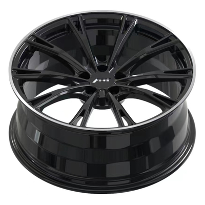 ABT Sportsline Gr-F مشکی براق چرخ های فورج شده آئودی 6061-T6 آلیاژ آلومینیوم
