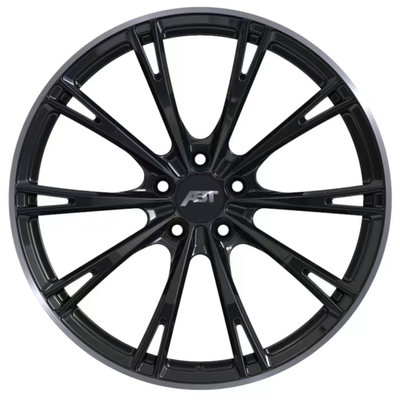 ABT Sportsline Gr-F مشکی براق چرخ های فورج شده آئودی 6061-T6 آلیاژ آلومینیوم