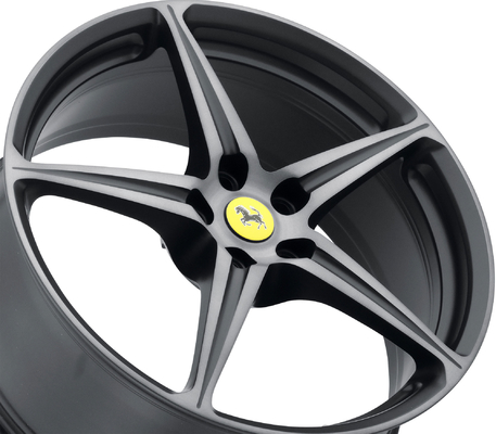 چرخ های فورج شده فراری طراحی OEM برای آلیاژ آلومینیوم 458 Italia 6061-T6