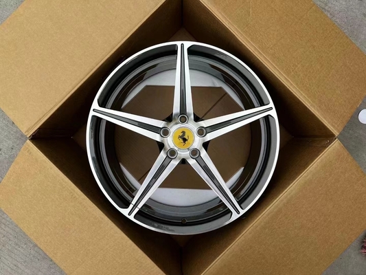 چرخ های فورج شده فراری طراحی OEM برای آلیاژ آلومینیوم 458 Italia 6061-T6