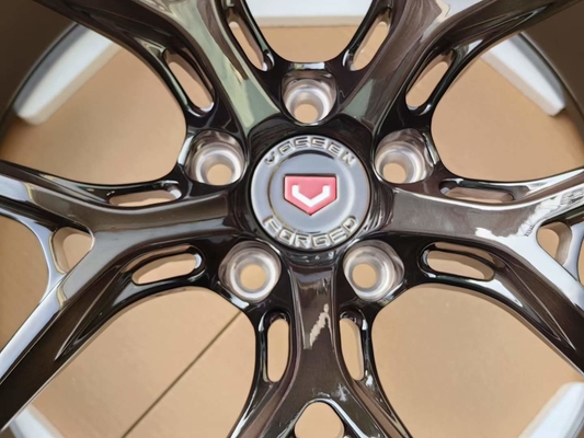 Vossen S21-01 چرخ های فرفورژه صورت مشکی برس خورده