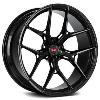 Vossen S21-01 چرخ های فرفورژه صورت مشکی برس خورده