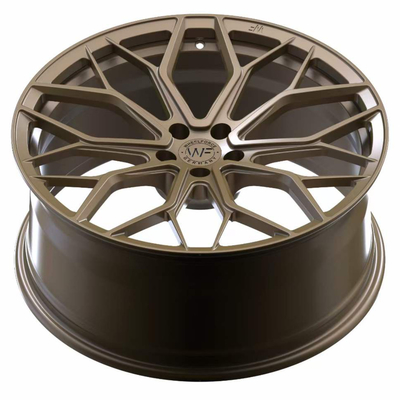 چرخ های مونوبلوک 21 اینچی برنزی Wheelforce SL.1-FF برای BMW Audi Mercedes Benz