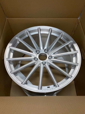 چرخ های فورج شده نقره ای برس خورده Vossen VFS-2 برای BMW E93 M3