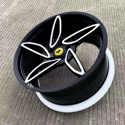 5 پره چرخ های فرفورژه فراری برای پایان سفارشی 458 488 Spider