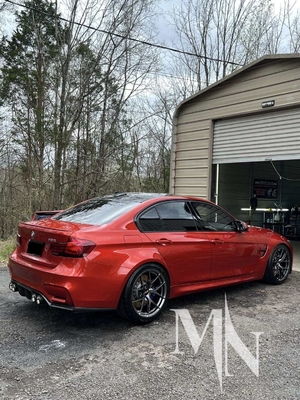 BBS FI R برای BMW M2 E92 M3 F80 چرخ های نقره ای هایپربند شده سفارشی در دسترس است