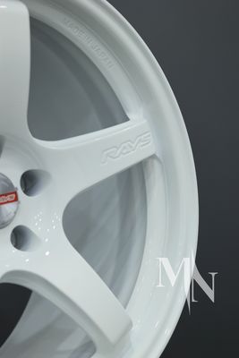 رینگ های چرخ اتوماتیک Nismo Rays 57CR Forge Infiniti Q50 370Z 350Z سفید