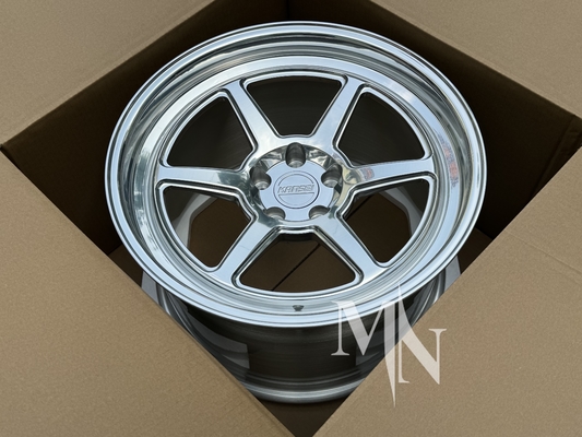5x112 5x120 ریم های سفارشی کانسی Tandem Corsa Roku نقره اسلحه 350Z 370Z چرخ های آلیاژ
