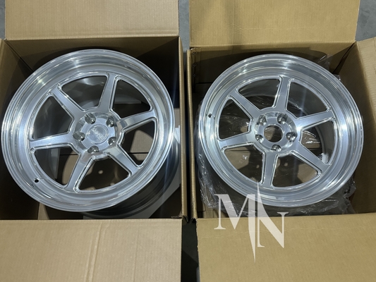 5x112 5x120 ریم های سفارشی کانسی Tandem Corsa Roku نقره اسلحه 350Z 370Z چرخ های آلیاژ