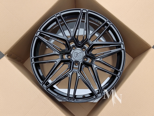 Vossen HF7 چرخ های سیاه درخشان برای آئودی RS6 C5 C6 C7 C8 18 19 20 21 22 اینچ
