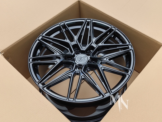 Vossen HF7 چرخ های سیاه درخشان برای آئودی RS6 C5 C6 C7 C8 18 19 20 21 22 اینچ