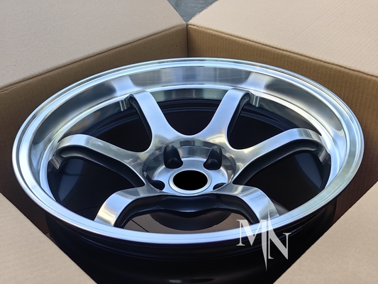 چرخ های Advan R6 برای نیسان GTR R32 R33 R34 R35 18 19 20 اینچ ریم های آلیاژ نسخه سیاه