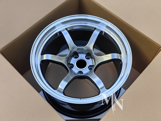 چرخ های Advan R6 برای نیسان GTR R32 R33 R34 R35 18 19 20 اینچ ریم های آلیاژ نسخه سیاه