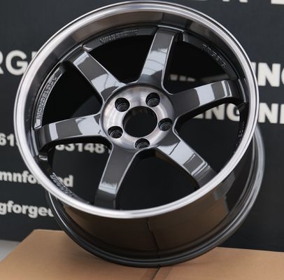 Rays Volk Racing چرخ های جعل شده Te37 SL دو رنگ سیاه