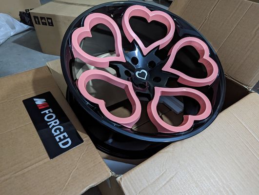 چرخ های قلب و چرخ های جعل شده برای مینی کوپر