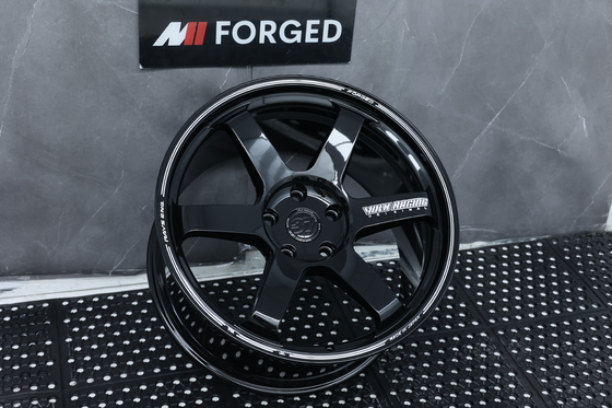 رینگ‌های فورج شده Volk Racing مدل TE37 Ultra Track Edition ii، رنگ مشکی براق