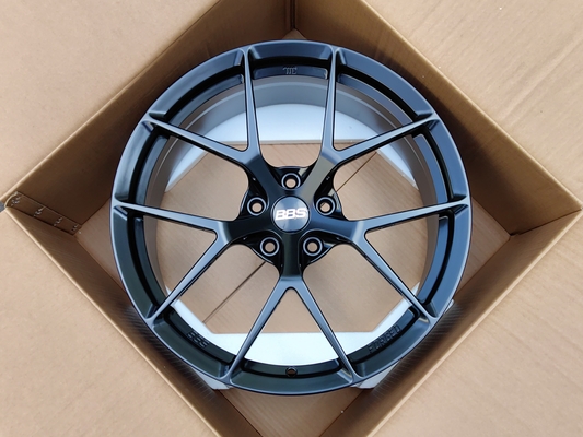 چرخ‌های BBS Fi-R مشکی ساتن، آلیاژ آلومینیوم 6061-T6 چرخ‌های فورج‌شده