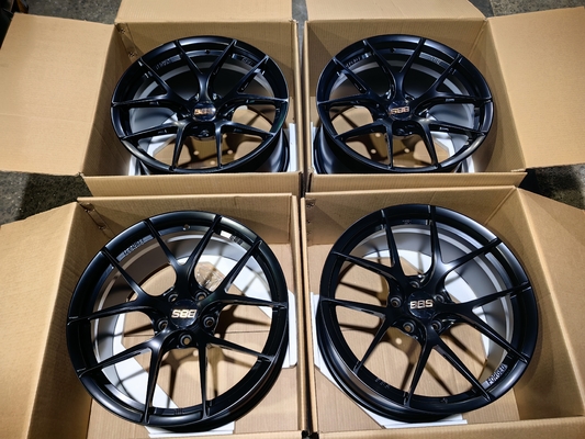 چرخ‌های BBS Fi-R مشکی ساتن، آلیاژ آلومینیوم 6061-T6 چرخ‌های فورج‌شده