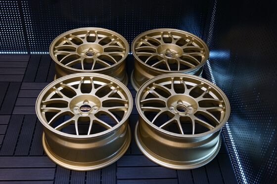 Subaru Impreza 22B نادر BBS RG334 5X100 چرخ های تقلبی دوچرخه WRX STI GC8
